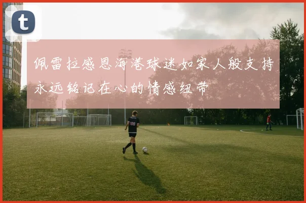 佩雷拉感恩海港球迷如家人般支持永远铭记在心的情感纽带